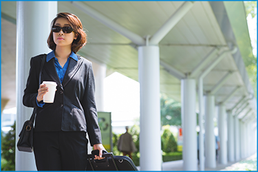 Woman in Airport